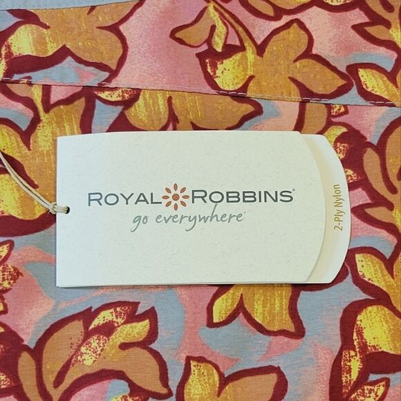 Royal Robbins Multi Color Splash Around Quick Dry UPF 30+ Mini Skirt Size 14 - Picture 7 of 10
